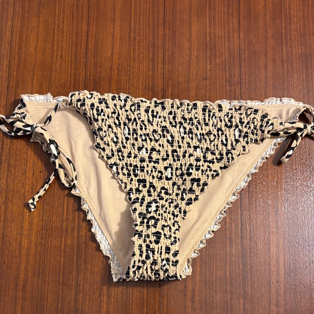 Hollister Leopard Print Bikini Bottoms